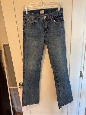 Alice + Ol’ Classic Women's Blue Straight-Leg Jeans